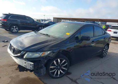 2015 Honda Civic Ex-L from USA, damaged, VIN 19XFB2F92FE235652
